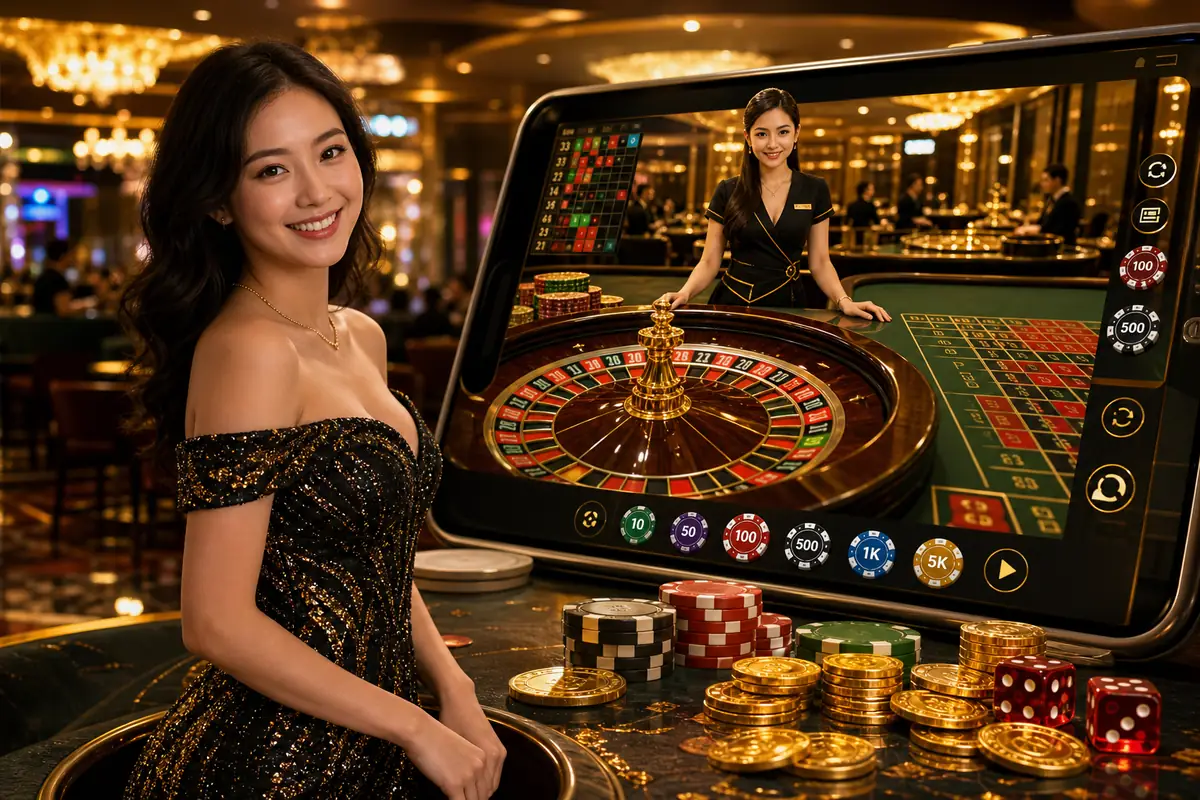harta33 dealer langsung baccarat meja kasino